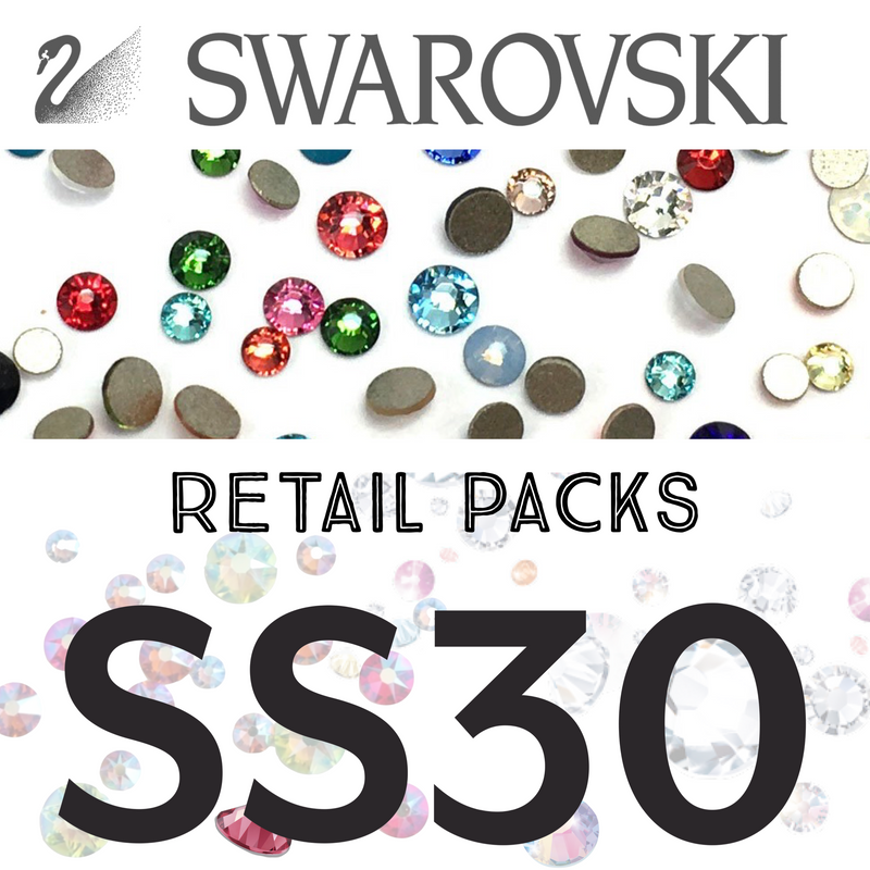 Swarovski FlatBack HOTFIX RETAIL pack - SS30