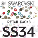 Swarovski FlatBack HOTFIX RETAIL pack - SS34