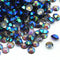 Jelly Resin No-Hotfix Flatback Crystals - CLEAR BLACK DIAMOND AB