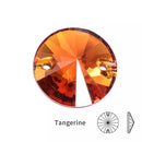 ORANGE TANGERINE - Luminoux Rivoli Flatback Sew-on 2H