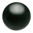 Preciosa - Pearl - MAGIC BLACK - Button Pearl 1/2H half drilled