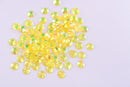 Jelly Resin No-Hotfix Flatback Crystals - CLEAR CITRINE AB