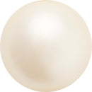 Preciosa - Pearl - CREAM - Button Pearl 1/2H half drilled