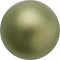 Preciosa - Pearl - DARK GREEN Round Pearl MAXIMA 1/2H