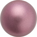 Preciosa - Pearl - LIGHT BURGUNDY - Button Pearl 1/2H half drilled