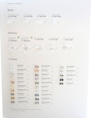 Preciosa® Colour Shape Chart - Beads and Pendants